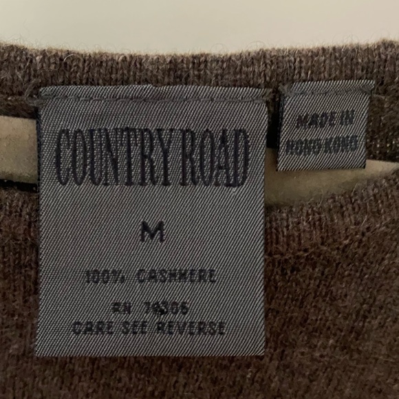 COUNTRY ROAD Cashmere Sleeveless Sweater - Picture 3 of 3